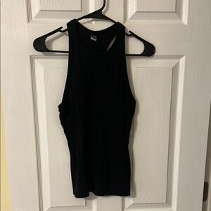 Old Navy Black Fitted Sleeveless Tank Top